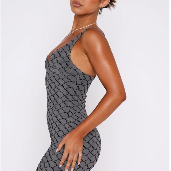 NEW💗 My Wild Side Mini Dress Charcoal - Picture 7 of 8